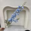 Flor Artificial 2 Horquillas plantación de cabello delphinium Jacinto material floral para auditorio de bodas Violeta bodas en casa flores artificiales al por mayor