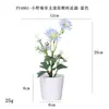 Más de 100 Tipos de Flores Artificiales y Plantas Verdes, Combinaciones de Plantas Artificiales en Maceta de Plástico, Flores Artificiales de Venta Caliente Transfronteriza, Mini Bonsáis Artificiales, Fuentes de Suministro