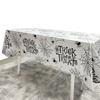 Toalha de Mesa Teia de Aranha de Halloween da Amazon Estilo Ins Material de Festa Toalha de Mesa Impermeável e à Prova de Óleo Decoração de Festa Transfronteiriça