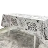 Mantel Decoración Halloween Graffiti Transfronterizo Fiesta Festival Fantasma Mantel de Horror Mantel Individual de Mesa a Prueba de Aceite e Impermeable Mantel