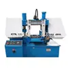 Sierra de cinta metálica Gb4230 Corte horizontal Barra de acero Aluminio Máquina de sierra Doble columna 4230 Sierra pequeña