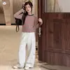 Ropa para Niños Conjunto para Niñas 2026 Otoño Nuevo Estilo Niños Medianos y Grandes Camiseta de Manga Larga a Rayas Parte Superior Pantalones de Chándal Ropa de Otoño Conjunto de Dos Piezas