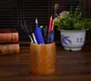 Portalápices de Madera Maciza, Portalápices Grande, Portalápices de Madera, Portalápices de Bambú de Gran Capacidad, Portalápices Grande, Portalápices de Bambú