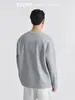 También disponible en otoño: Camiseta Henley de manga larga para hombre, de color liso, con textura, corte holgado, un suéter sencillo y casual