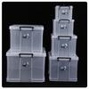 Caja de almacenamiento de plástico de fábrica para organizar el coche con tapa, caja de almacenamiento portátil, organizador para guardar ropa