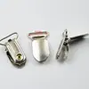 Clip de Botón Plateado Tipo Pico de Pato Hebilla de Clip para Tirantes Accesorios para Tirantes Hebilla de Ajuste Vintage Portacredencial