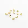 Retención de color fuerte chapado en oro cuentas sueltas irregulares cuentas de piedra espaciadores dorados pequeños irregulares pulsera DIY collar accesorios de joyería