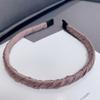 Diadema de tela plisada para prensar el cabello, estilo nuevo, a la moda, combina con todo, de alta gama, para verano, estilo retro francés, elegante, estilo coreano.