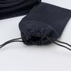Bolsa fija de cuero para gafas de sol al por mayor Nueva bolsa de PU impermeable con cordón estuche para gafas presbópicas bolsa de almacenamiento colgante portátil