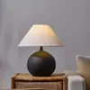 Ornamento estilo japonês vaso de cerâmica luminária de mesa para sala de estar em estilo silencioso Modelo Chinês Quarto de Hotel Hostel Quarto de designer Luminária de cabeceira