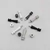 Hardware para Panel Perforado de 15 mm Tuerca Embebida Gancho Sólido de Aleación de Aluminio Espaciador Accesorios Almacenamiento Barra Colgante de Carga