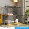 Gaiola de gato casa interna espaço super grande cerca de gato pequena Villa espaço grande Não-vaso sanitário integrado