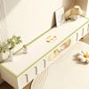 Alfombrilla para mesa de zapatero de cuero impermeable a prueba de aceite, alfombrilla para aparador, mantel desechable, alfombrilla para mesa de centro, alfombrilla protectora para mueble de TV