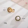 Gemelos de Flor de Cuatro Pétalos en Forma de Corazón Retro, Botones de Cuello, Accesorios para Joyería DIY, Botones Decorativos para Camisa de Aleación de Zinc, Pequeños Regalos