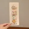 Conjunto de Estilo Coreano para Primavera y Otoño para Niñas Pequeñas, Elegante Top de Princesa con Cuello de Muñeca, Ropa Interior con Estampado Floral, Camisa de Algodón para Niñas, Moderno