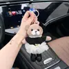 Chaveiro de Urso de Pelúcia com Pernas Longas, Vestido e Suéter, Pingente Fofo para Bolsa de Menina, Chaveiro de Carro