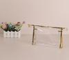 Pvc bolsa de armazenamento de cosméticos spot atacado saco plástico à prova d'água com zíper transparente bolsa de lavagem portátil com logotipo impresso