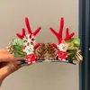 Pinzas para el Cabello de Navidad Diademas Pinzas para Niñas Fiesta Ambiente de Adulto Diademas Lindas Pinzas para el Cabello de Cuernos Accesorios