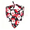 E-commerce Transfronteiriço Produtos para Pets Lenço Triangular Lenço Triangular de Natal para Pets Bavete Decoração para Pets