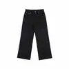 Yidao Vintage 2026 Outono Novo Retro Americano Estrutura Dividida Color Block Jeans Cônico para Homens