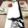 2026 Novo Caminho de Mesa de Halloween Transfronteiriço, Toalha de Mesa de Alta Qualidade para Festas de Feriado, Suprimentos de Decoração para Sala de Estar, Atacado Personalizado