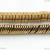 Pedra Biliar Negra Espaçador Banhado a Ouro 3 4 6 8mm Contas Espaçadoras Pequenas Espaçador Tipo Disco Contas de Buda Acessórios para Pulseira Contas para Pulseira DIY