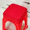 Cojín para Silla de Cuatro Estaciones Pegamento para Silla Cojín para Taburete Almohadilla para Glúteos Cubierta de Cojín Suave Antideslizante Engrosado Cuadrado Largo para Sentarse Suave Invierno
