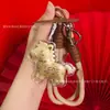 Acessórios de Chaveiro Princesa Dourada do Ano do Cavalo Ouro Puro 999 Fique Rico Instantaneamente Pingente de Bolsa Venda por Atacado em Estoque