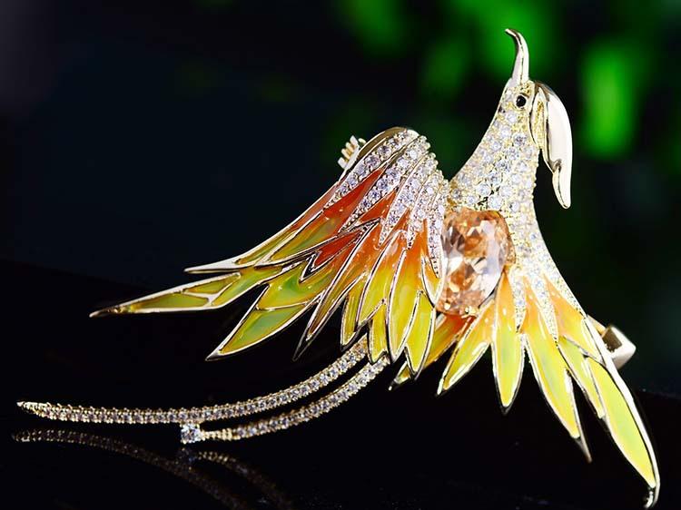 凤凰胸针