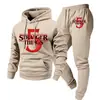 Nueva Sudadera Casual Stranger Things Estampada con Capucha Traje Otoño e Invierno Deportes Transfronterizos Tendencia Europea y Americana Pantalones Deportivos para Hombre y Mujer