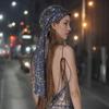 Los Accesorios Más Populares de Amazon Diadema Elástica de Pedrería Europea y Americana Sombrero de Pirata de Malla con Capucha Pañuelo Personalizado de Pedrería para Exteriores
