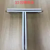 Estrutura de Teto em Perfil T Pintado de Preto Fosco com Borda Estreita e Estrutura de Teto com Placa de Lã Mineral Correspondente