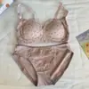 Venta Directa de Fábrica de Ropa Interior Popular Transfronteriza para Niñas de Encaje Dulce, Sin Aros, Cómoda, Amigable con la Piel, Push-Up, Set Pequeño