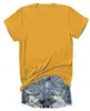 Camisetas lisas de color sólido estilo europeo y americano transfronterizas, pedido mínimo una pieza, camisetas lisas unisex en blanco