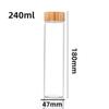 Botellas de Vidrio de Grado Alimenticio, Frascos Sellados de Vidrio de Alto Borosilicato, Latas para Té, Frascos de Almacenamiento de Bambú, Frascos para Dulces, Botellas Dispensadoras para Nido de Pájaro
