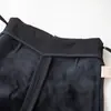 Shorts de Terno Feminino com Forro de Lã, Novo Estilo Outono 2026, Hot Pants Sexy Pretos de Cintura Alta