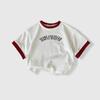 Camisetas Infantiles 2025 Verano Nuevas Llegadas Niños y Niñas Estilo Coreano Tops Casuales Versátiles Multicolores Camisetas de Manga Corta Personalizables DIY