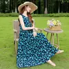 Vestido de Algodón y Seda de Alta Gama 2026 Nuevo Estilo para Mamás, Elegante y Noble Vestido sin Mangas tipo Tanque, Vestido Largo para Vacaciones en la Playa