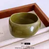 Pulsera Redonda Geométrica de Acrílico con Degradado Europeo y Americano, Pulsera Versátil de Gama Alta de Nicho, Joyería Elegante Sencilla de Moda