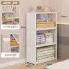 Armário Simples com Tampa Flip-Top Transparente à Prova de Poeira para Armazenamento de Roupas Aluguel Quarto de Dormitório Armário Dobrável Multicamadas