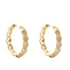 2025 Nuevos Pendientes de Moda Pendientes de Aro Chapados en Cobre Dorado Diseño Minimalista de Nicho Pendientes de Circonita Gama Alta