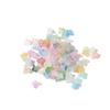Suporte de Flores com Pó Dourado Acrílico Estrela de Cinco Pontas Borboleta Folha Contas Soltas Acessórios Pulseira de Miçangas DIY Miçangas Acrílicas
