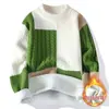 Venta Caliente Transfronteriza Suéter Holgado de Punto para Hombre de Cuello Alto Medio Ropa de Punto para Hombre Talla Grande Directo del Fabricante
