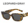 Lentes de Sol de Marco Pequeño Color Jalea Vintage Europeo y Americano ins Gafas de Celebridad de Internet Mismo Estilo Moderno Simple Cuadrado de Moda