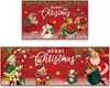 Alfombra de Piso de Cocina Navideña Amazon Papá Noel Felpudo para Puerta de Entrada Muñeco de Nieve Decoración Festiva Alfombra Daifa