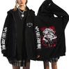 Sudadera con cremallera impresa de Anime Spell Return para hombre y mujer, sudadera con capucha casual, chaqueta, cárdigan, top