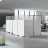 Pantallas divisorias sencillas autoinstalables para exposiciones, almacenes, talleres industriales, paneles divisorios móviles para oficinas