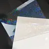 Película de Laminación en Frío Autoadhesiva Láser A4 Vinilo Holográfico Iridiscente Película Protectora Impermeable y Resistente a los Arañazos