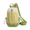 Diseño bicolor 2026 nueva mochila ligera de nicho impermeable casual versátil para senderismo mochila bandolera multifuncional