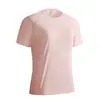 Camiseta de Manga Curta Nova para Casal Verão 2026, Camiseta de Secagem Rápida para Homens, Camiseta de Manga Curta Lisa de Seda de Gelo
